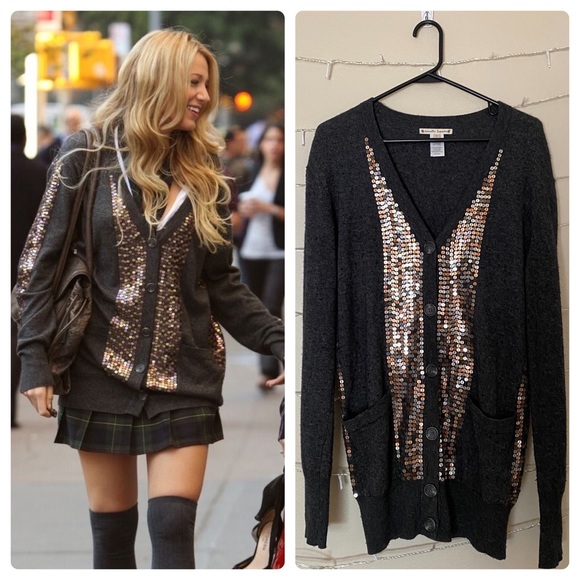 Nanette Lepore Sequin Cardigan Aso 